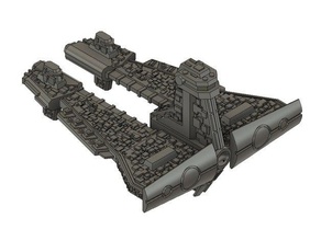 demiurg cruiser toys & games battlefleet gothic bfg 3d print model - Mito3D