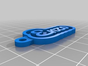 enzo Schlüsselanhänger kundengebundene 3d print model - Mito3D