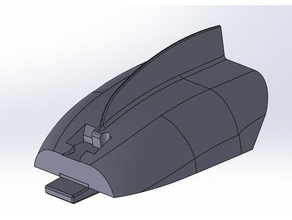 rmrc nano skyhunter fpv canopy r c vehicles 3d print model - Mito3D