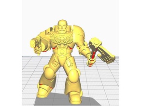 sci-fi soldier axe toys & games 3d print model - Mito3D