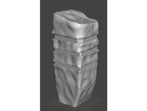 shej'l'd monolithe sculptures 3d print model - Mito3D