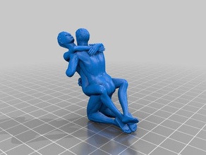 printle lieben 001 - hetero Skulpturen 3d print model - Mito3D