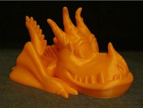 hookfang easy print di alcun supporto modelli cartone animato drago figura modello fondamentale importanza la scultura supportless 3d print model - Mito3D