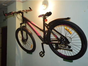 bike wall mount sport & outdoors 3d print model - Mito3D