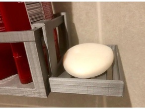 porta sapone doccia bagno accessori per il douche porte-savon porte gel savon salle bain piatto di vassoio supporto utile 3d print model - Mito3D