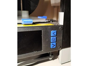 monoprice mini delta botones Impresora 3d de las piezas 3d print model - Mito3D