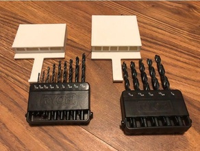 ryobi preto óxido de broca pequena do caso porta-ferramentas & caixas 3d print model - Mito3D