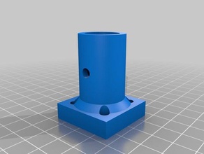 3 8in pipe holder 3d printer accessories customized 3d print model - Mito3D