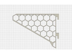 nid d'abeille mont de changement rapide du système montage des étagères support bobine 3d print model - Mito3D