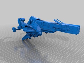 tau missile speeder bike jeux la protéine warhammer 40k 3d print model - Mito3D