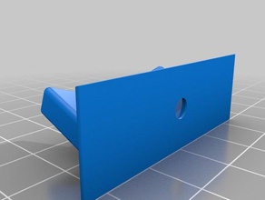 razor holder screw hole bathroom 3d print model - Mito3D