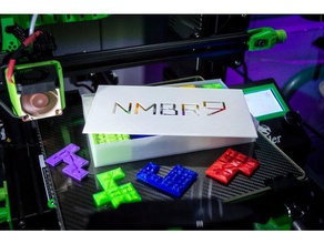 nmbr 9 number travel game box games boardgame boardgames board nmbr9 tabletop gaming 3d print model - Mito3D