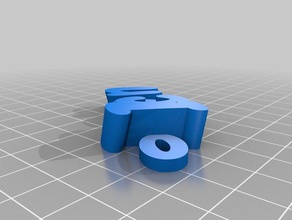 simge Anahtarlık özelleştirilmiş 3d print model - Mito3D