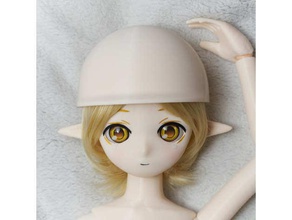 kasca-style magnet joint doll extended parts helmet toys & games 1 3 anime construction kasca replacement part toy 3d print model - Mito3D