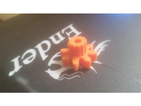 engrenagens de brinquedo mecânico brinquedos busy bee fidget 3d print model - Mito3D
