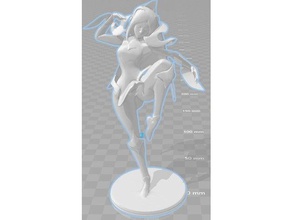 irelia A impressão 3d a figura liga lendas modelo estátua 3d print model - Mito3D