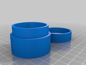 my customized round box containers 3d print model - Mito3D