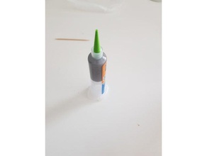 de solda, fluxo seringa cabeça eletrônica solda 3d print model - Mito3D