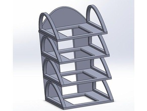 gillette fusion5 rack apilable cuarto de baño la fusión 3d print model - Mito3D