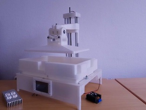 sla uv dlp 3d impresso impressora torta de framboesa Impressoras Impressora rasberry pi 3d print model - Mito3D
