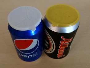podem tampa A impressão 3d 033 l 0,5 33cl 50cl a cerveja bebidas latas de coca-cola pode lata refrigerante pepsi soda 3d print model - Mito3D
