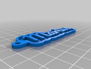 marius Anahtarlık özelleştirilmiş 3d print model - Mito3D