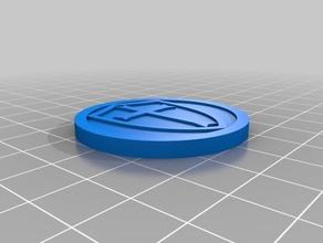templario escudo marcador juegos 3d print model - Mito3D