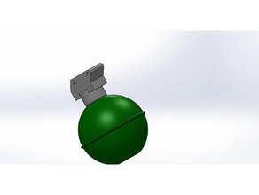 m67 grenade recipiente de airsoft v2 hobby 3d print model - Mito3D