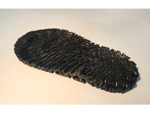 latticed shoe insole 3d printing generative lattice model 3d print model - Mito3D