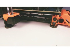 prusa mk2 & mk2s damping feet 3d printer parts 3d print model - Mito3D