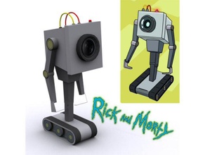 rick morty - butter robot toy & game accessories bones cartoon model paper papercraft papercraftcroatia rickandmorty toon vinkovci 3d print model - Mito3D