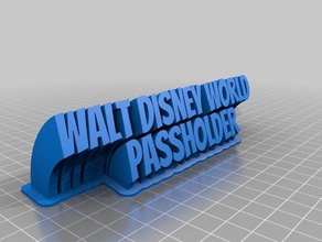 disney thingy office customized 3d print model - Mito3D