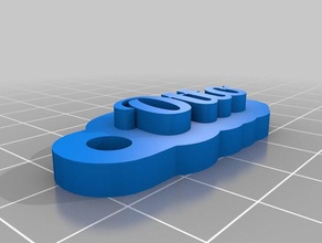 otto chaveiros personalizado 3d print model - Mito3D