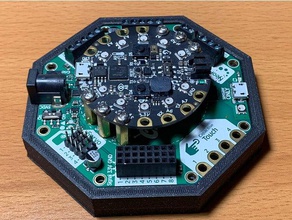crickit pára-choques eletrônica adafruit 3d print model - Mito3D