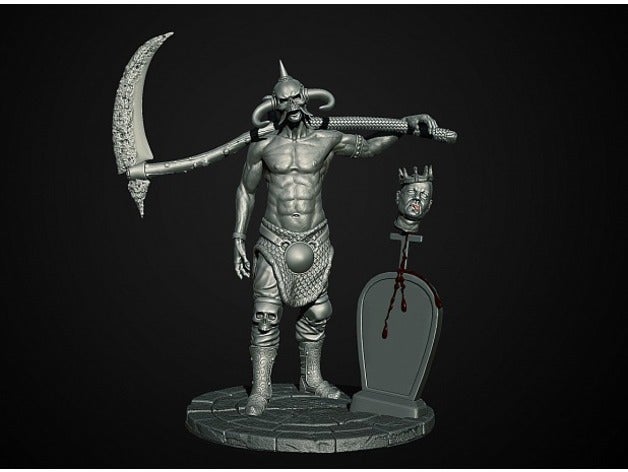 ichigo è un cacciatore di demoni persone 3dprintable apocalisse in grassetto treccia brutale dark eldar cavaliere oscuro il lato souls morte dlp fantasia fdm bagliore scuro horseless horsemann killer queen uomo metallo metall prusa ragazzo sexy spit da tavolo warhammer 3D print model - Mito3D