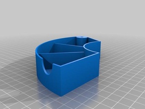 3skinnydrawers porta-ferramentas & caixas personalizado 3d print model - Mito3D