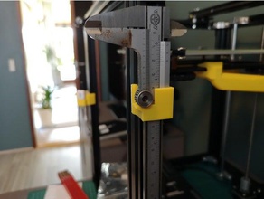 20mm rail caliper holder 3d printer accessories ender5 ender 5 tool 3d print model - Mito3D