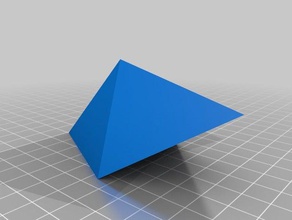bipir mide triangular de aprendizagem a cristalografia 3d print model - Mito3D
