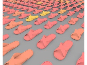 simple sandal fashion 3d print model - Mito3D