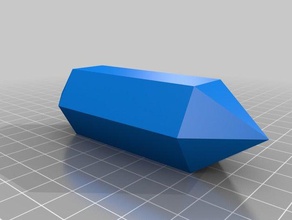 prisma hexagonal y bipir mide de aprendizagem a cristalografia 3d print model - Mito3D