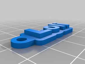loli i portachiavi su misura 3d print model - Mito3D
