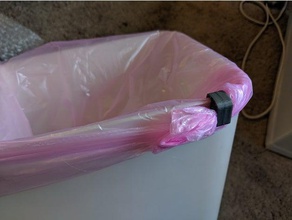 trash bag clip household 3d print model - Mito3D