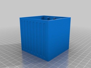 my customized stackable resistor 2 slot drawer electronics 3d print model - Mito3D