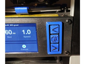 monoprice mini delta button frame 3d printer parts 3d print model - Mito3D