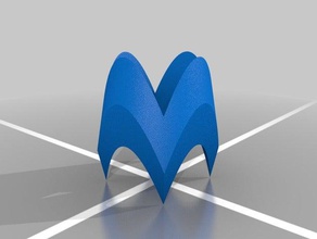 quadrado, círculo de ilusão óptica 3d print model - Mito3D