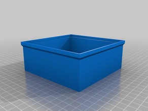 120x120x50 yet another stackable tool tray holders & boxes customized 3d print model - Mito3D