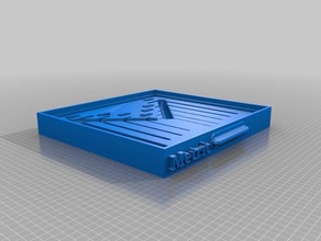 métrica hexagonal del cajón portaherramientas y cajas 3d print model - Mito3D