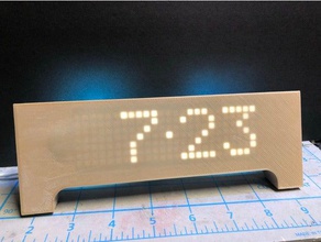geekcreit ds3231 multifunction led matrix clock kit case diy 3d print model - Mito3D