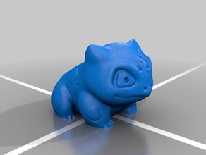 pokemon bulbasaur Blumentopf Dekor blender maceta 3d print model - Mito3D