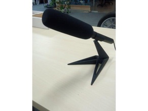 Mikrofon-Ständer audio Mikrofon Mikrofon-Halter Mikrofon-Halterung 3d print model - Mito3D